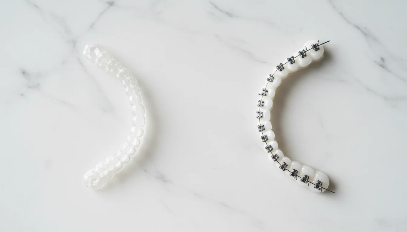 Brackets vs. alineadores invisibles — ortodoncia Quito